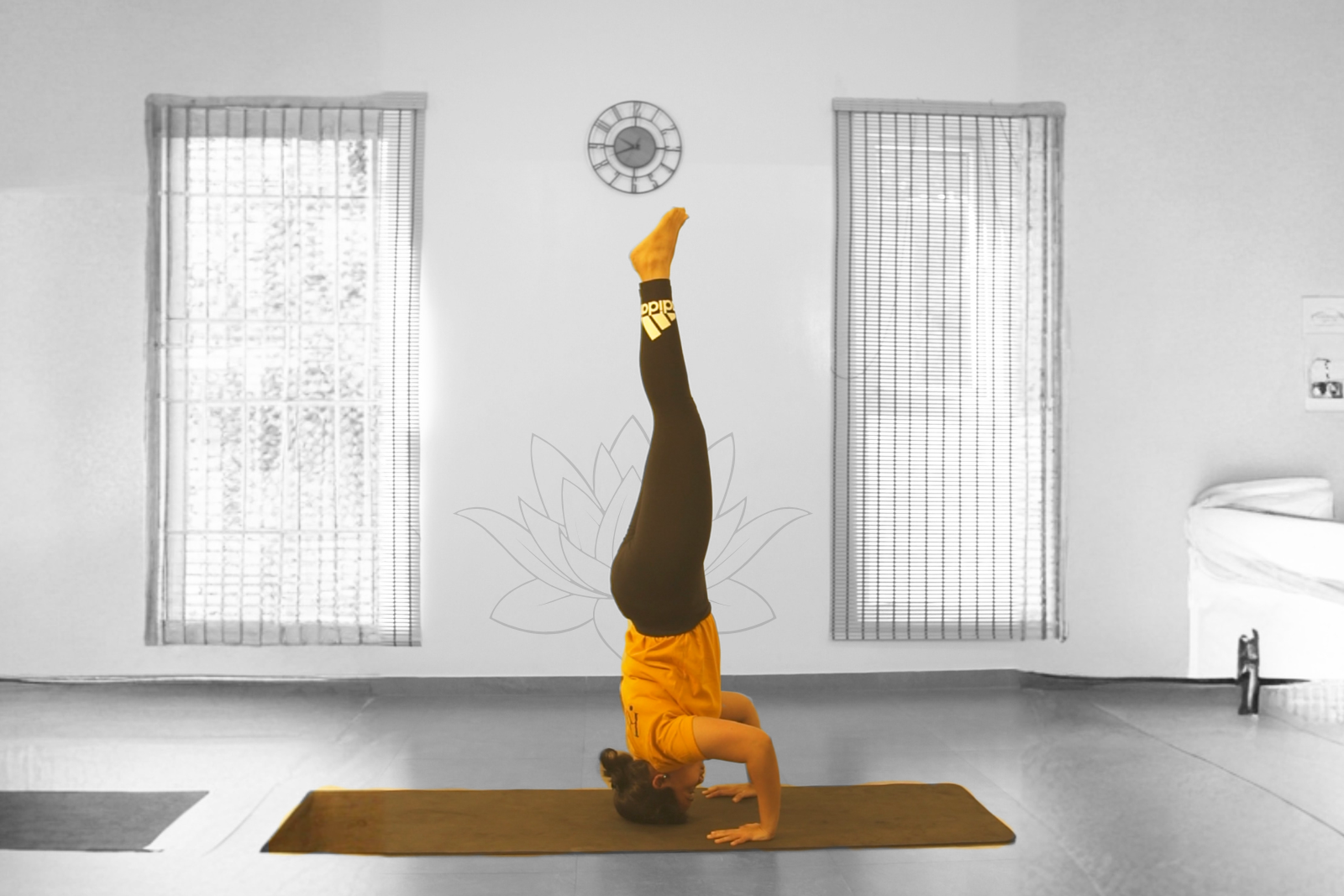 Sirsasana headstand pose at Rtam Yoga