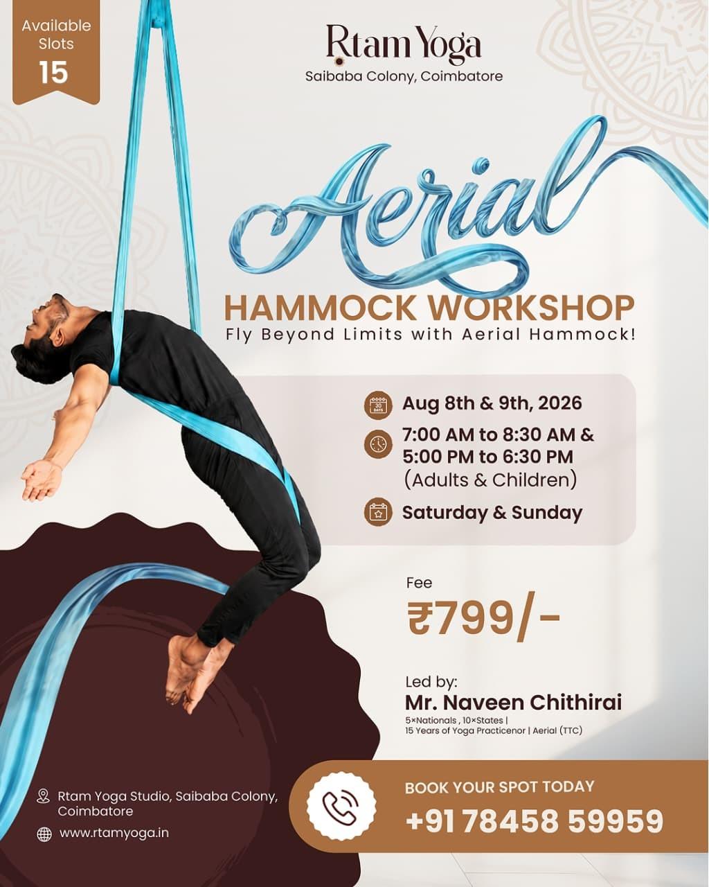 Aerial Hammock Workshop
