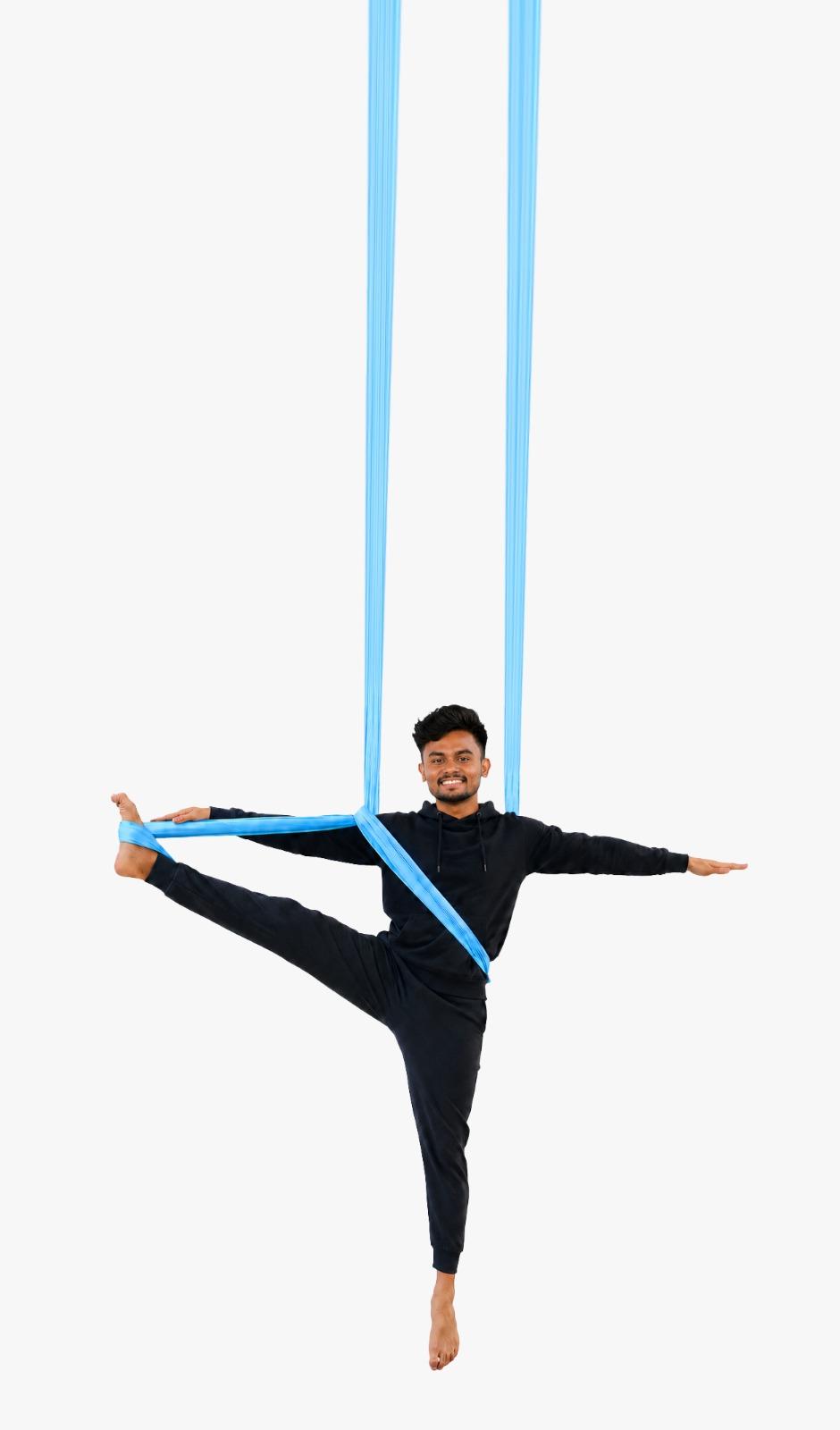 Aerial hammock training session 6